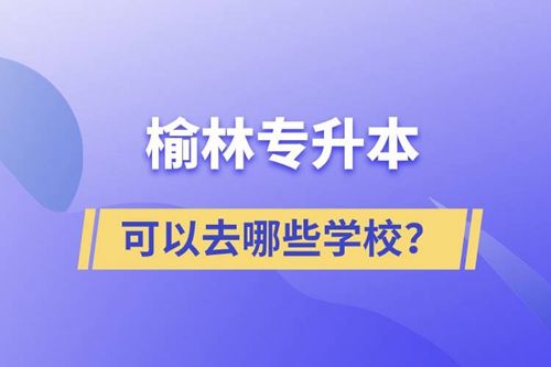 榆林專升本可以去哪些學(xué)校？