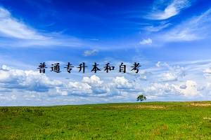 普通專(zhuān)升本和自考