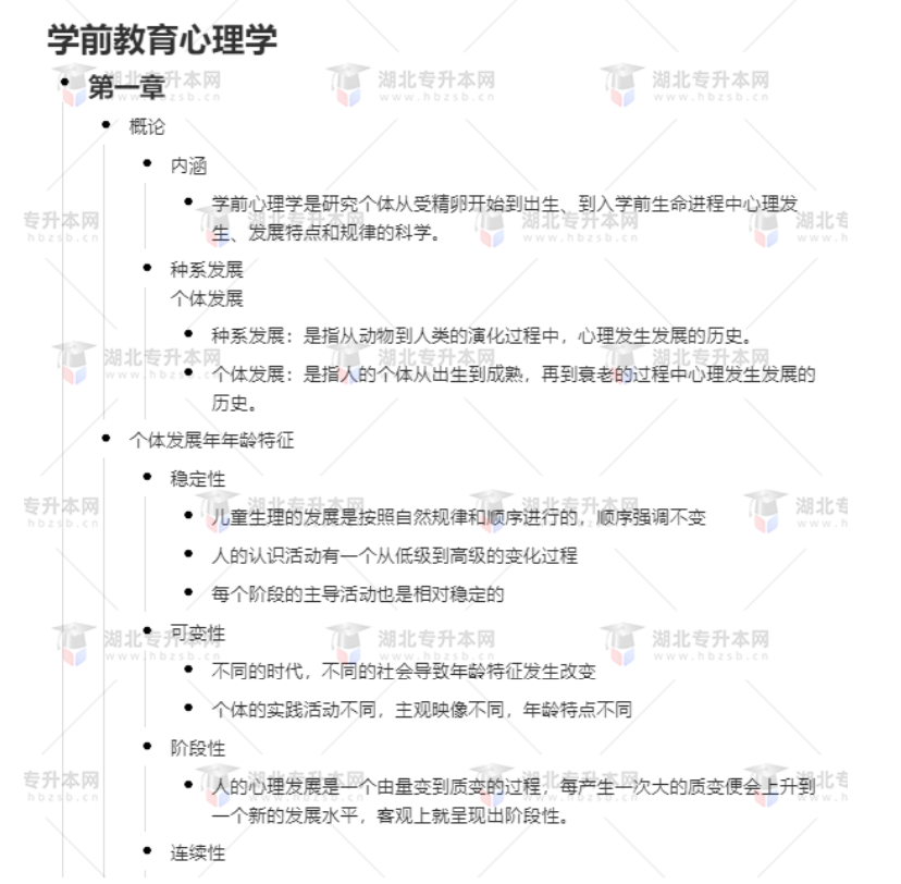 專升本學前教育心理學考什么？難考嗎？有哪些重要考點？